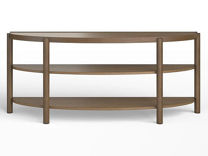 Magnussen Hadleigh Demilune Sofa Table in Honey T5558-75