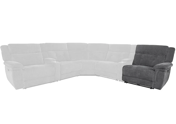 Parker Living Richland Power Right Arm Facing Recliner in Bristol Grey MRIC#811RPH-BRGR