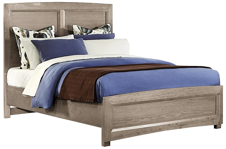 All-American Transitions Queen Panel Bed in Driftwood Oak
