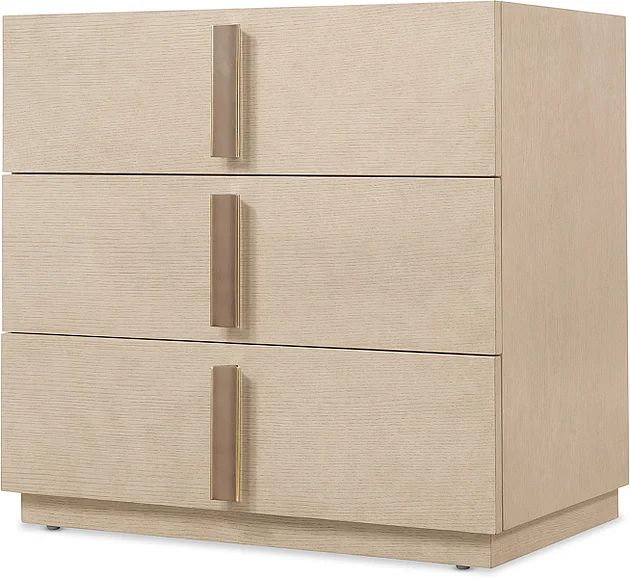 Hooker Furniture Westwood Three-Drawer Nightstand in Light Wood 6133-90216-80