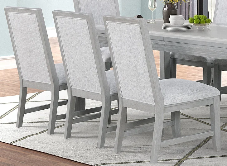 New Classic Fiona Dining Side Chair (Set of 2) in Mist Gray D2442-20;D2442-20