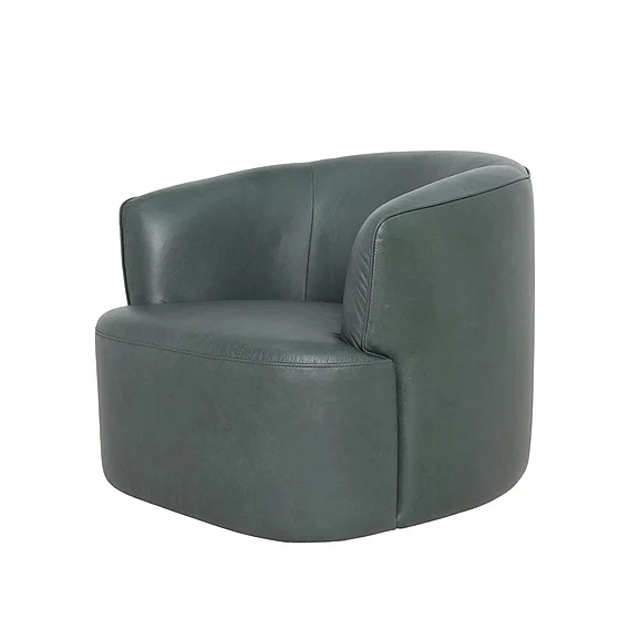 LH Home Fireside Swivel Club Chair in Deep Moss FIR011-DPM
