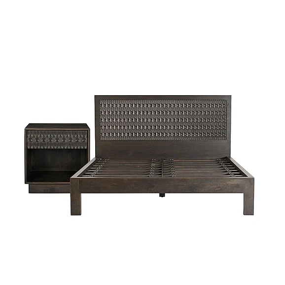 HTD Jakarta 2pcs Bedroom Set in Dark Java
