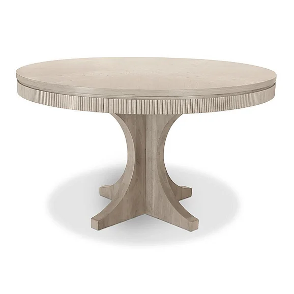 Finn & Louise (Lineage) Manhattan Valley 50" Round Dining Table in Dusty Rose FL-D97585-LIGHT