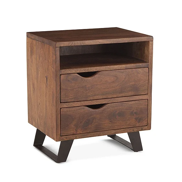 HTD London Loft 23" Nightstand in Walnut FLL-NC23WN