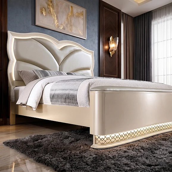 Galaxy Home Flora Queen Bed 733569384228