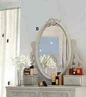 ACME Flora Jewelry Mirror in Gray BD02206
