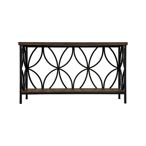 Split Nickel Flora Accent Table Merle | F4MAT