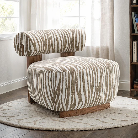 Furniture of America Niobe Accent Chair in Beige FM-AC6007BG