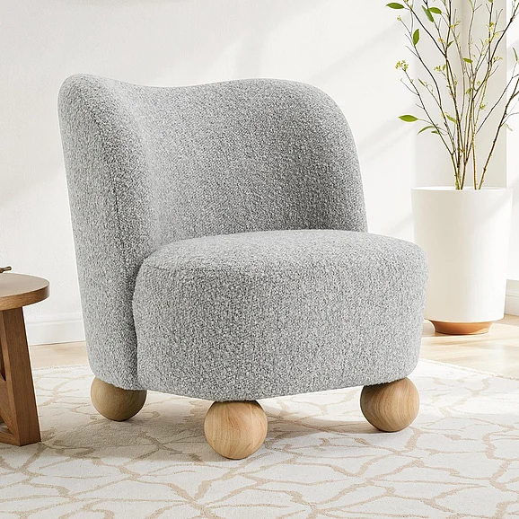 Furniture of America Karey Accent Chair in Gray FM-AC6010GY
