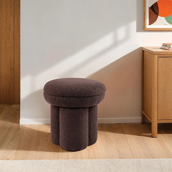Furniture of America Thisbe Stool in Brown FM-AC8003BR