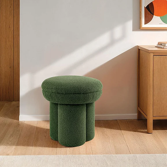 Furniture of America Thisbe Stool in Green FM-AC8003GR