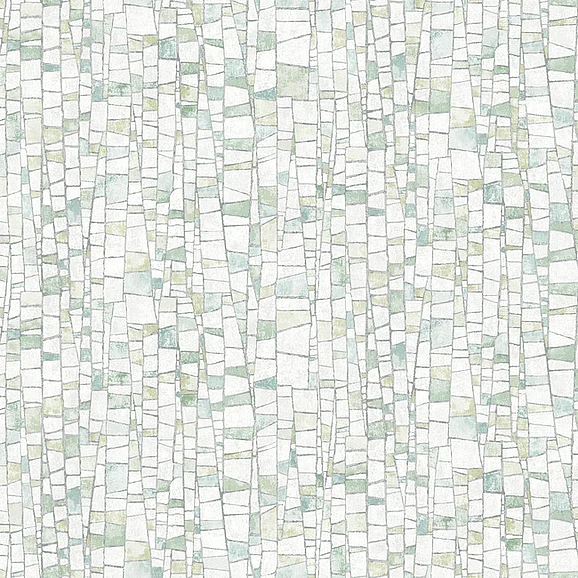 York F53-Formations Kaleidoscopic Green Wallpaper FM1084 (Double Roll)