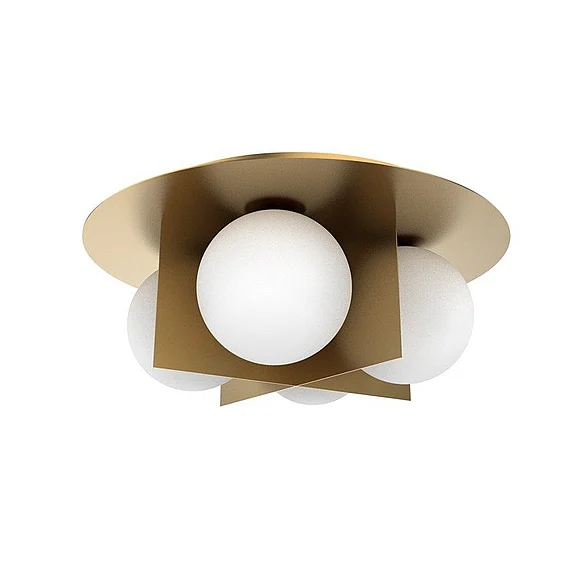 Vinci Lighting Sahara Flush Mount Ceiling Lighting in Aged Brass FM1855-4AB