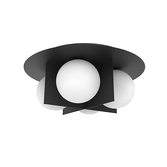 Vinci Lighting Sahara Flush Mount Ceiling Lighting in Black FM1855-4BK