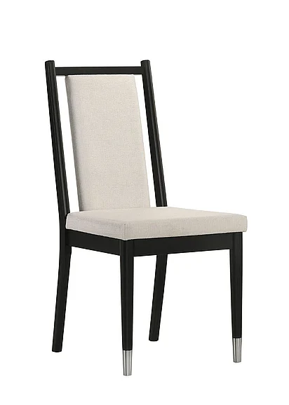 Furniture of America Maidstone Side Chair (Set of 2) in Arrow Legs FM32001BK-SC-2PK