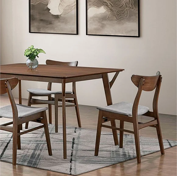 Furniture of America Skien Dining Table in Walnut FM3210WN-T