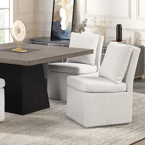 Furniture of America Broager Square Dining Table in Rustic Oak and Dark Walnut FM3331DB-ST-TABLE