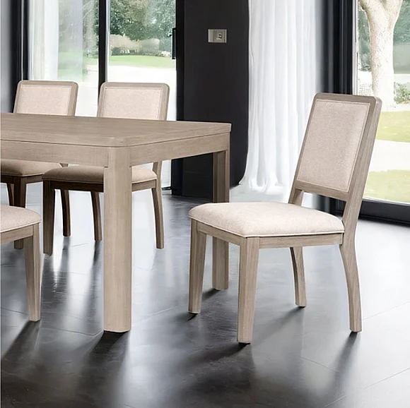 Furniture of America Belize Rectangular Dining Table in Gray Fog FM39016AK-T