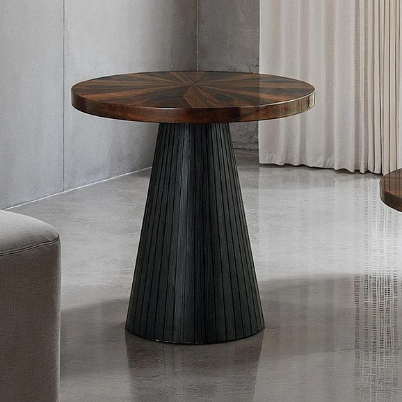Furniture of America Surdal End Table in Black FM44005BK-E-TABLE