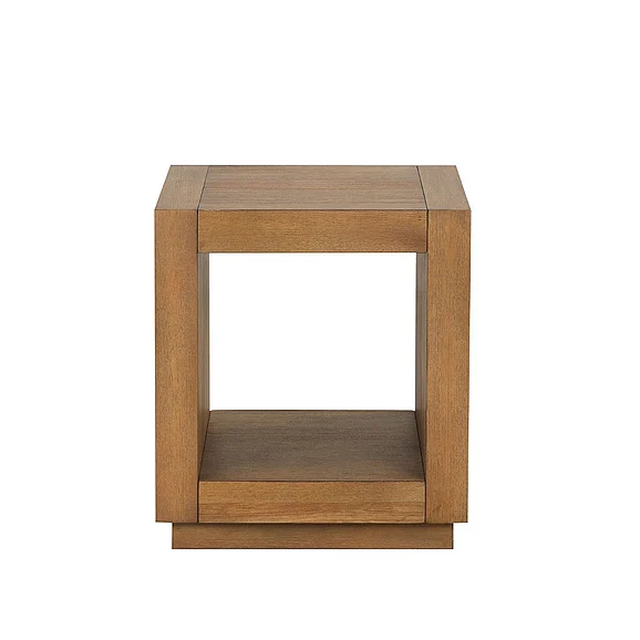 Furniture of America Dothan End Table in Medium Oak FM44009BR-E