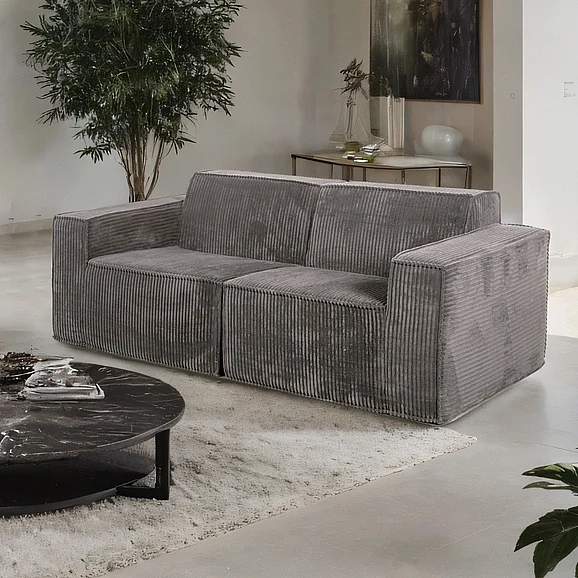 Furniture of America Kimara Loveseat in Dark Gray FM62100DG-LV-PK