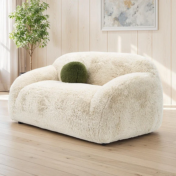 Furniture of America Darwen Loveseat in Sand FM64006BG-LV