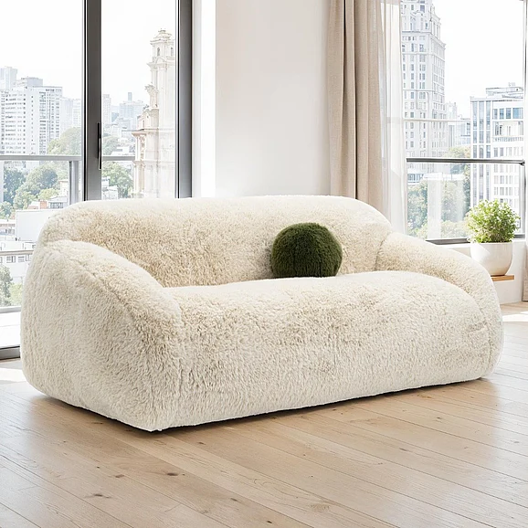 Furniture of America Darwen Sofa in Sand FM64006BG-SF