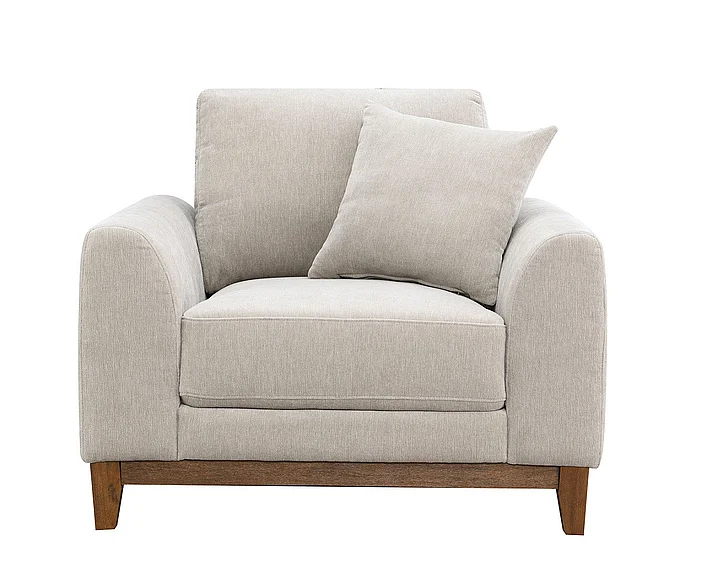 Furniture of America Watton Chair in Light Gray FM64008TP-CH