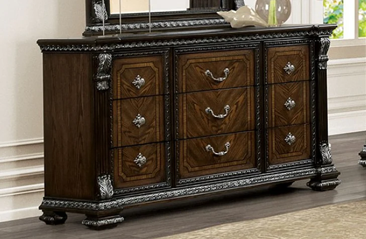 Furniture of America Promenade Dresser in Espresso FM70002DB-D