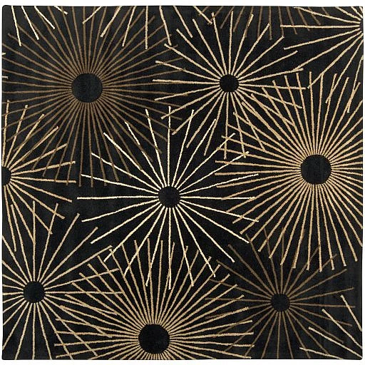 Surya Forum Square Area Rug in Black FM7090-8SQ