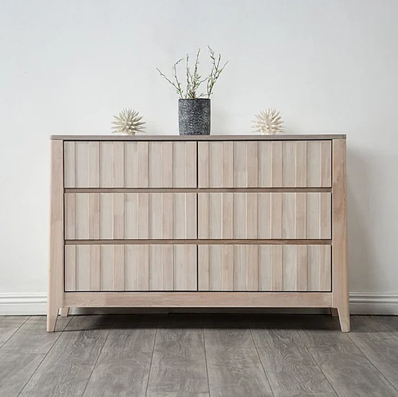 Furniture of America Gervais Dresser in White Wash FM7105WH-D
