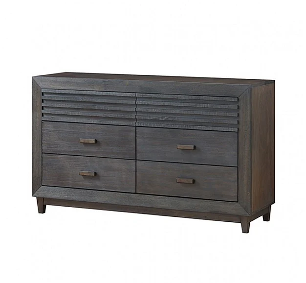 Furniture of America Griffin Dresser in Charcoal Brown FM7108DB-D