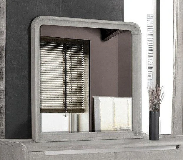 Furniture of America Osterley Mirror in Light Gray FM71500LG-M