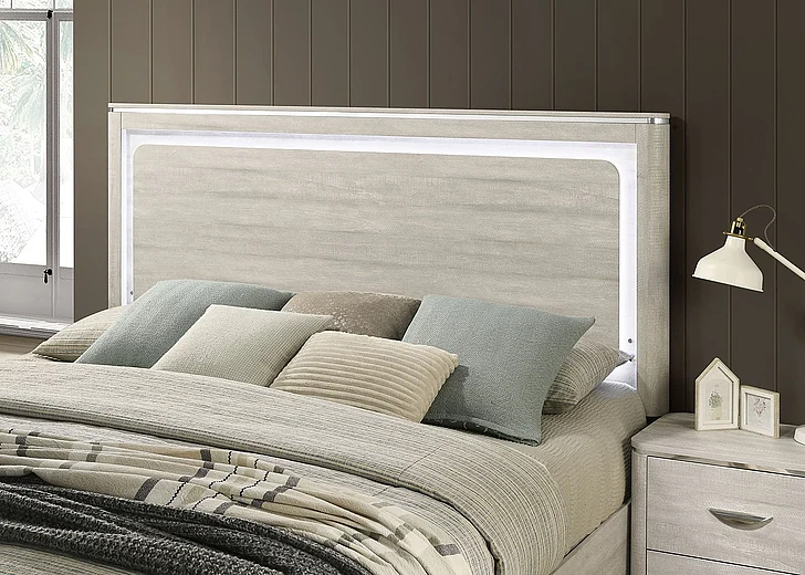 Furniture of America Farsund Queen Bed in Dusty Gray FM72013LG-Q-BED