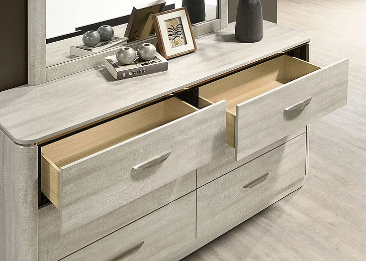 Furniture of America Farsund Dresser in Dusty Gray FM72013LG-D