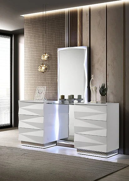 Furniture of America Prisma Vanity [No Stool] in White FM72016WH-V-PK