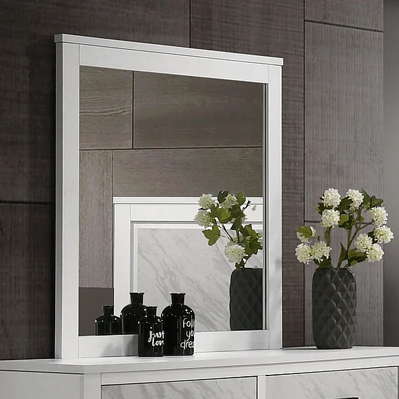 Furniture of America Darlene Mirror FM72018WH-M