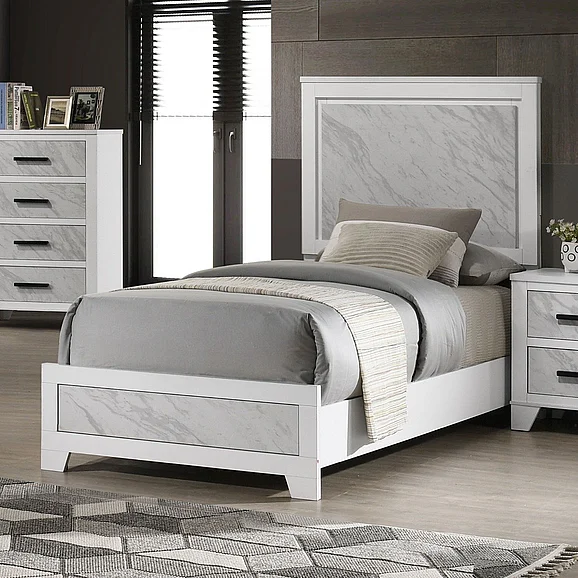 Furniture of America Darlene Twin Bed FM72018WH-T-BED