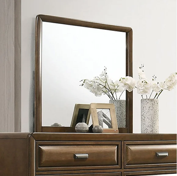 Furniture of America Caerwys Mirror in Brown FM7231BR-M