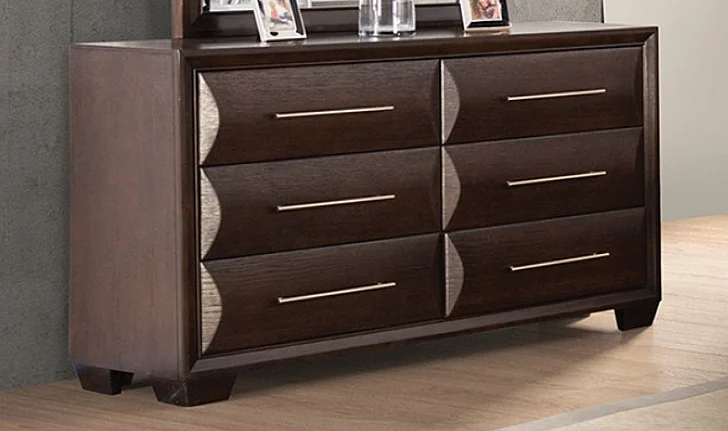 Furniture of America Hinwitz Dresser in Espresso FM7399ES-D