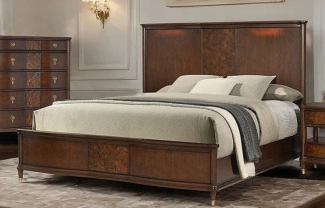Furniture of America Westerham Queen Bed in Dark Cherry FM74001CH-Q-BED