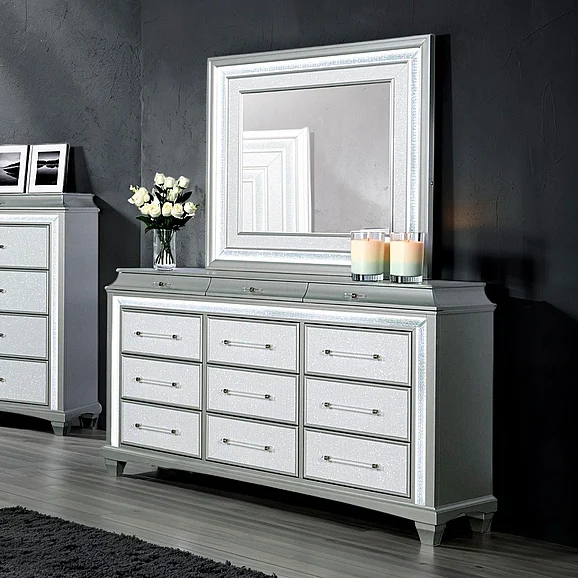 Furniture of America Galea Dresser w/ LED FM74006SV-D