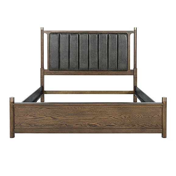 Furniture of America Newent Queen Bed in Dark Walnut FM74009DW-Q-BED