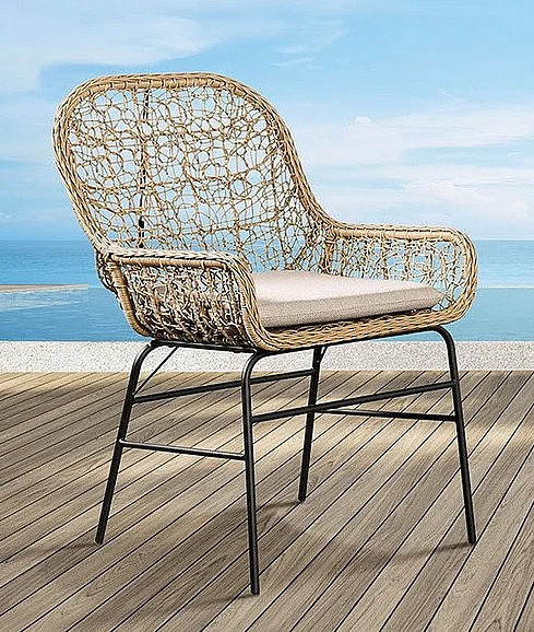 Furniture of America Zalika Patio Chair (Set of 2) FM80010NT-CH-2PK