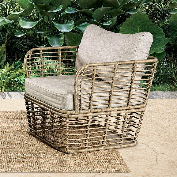 Furniture of America Johari Patio Chair (Set of 2) FM80016NT-CH
