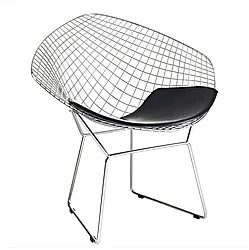 FineMod Wire Diamond Chair in Chrome FMI1157