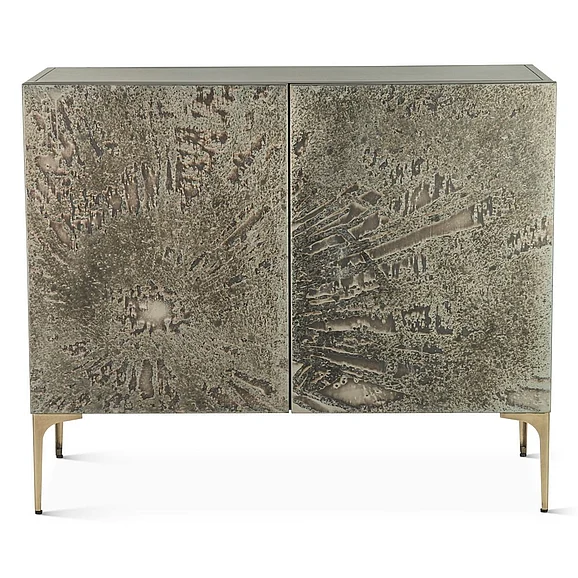 HTD Mojave 41" Two Door Buffet in Desert Patina with Brass Base FMO-BF41DPBR