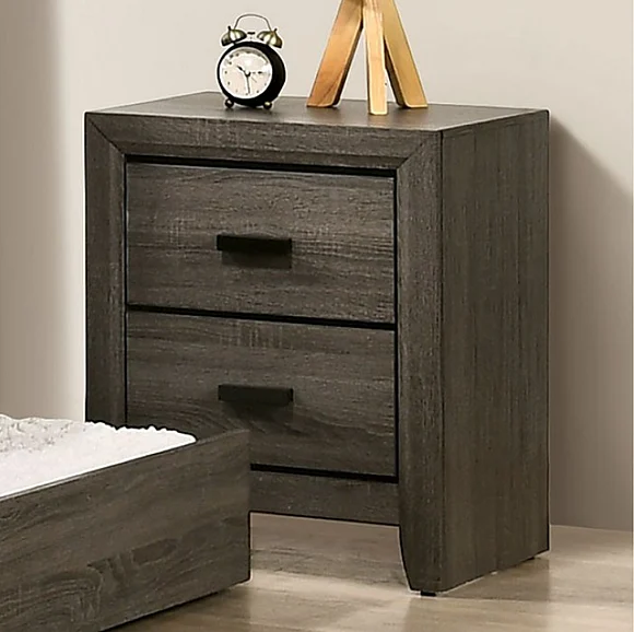 Furniture of America Roanne Nightstand in Gray FOA7927N