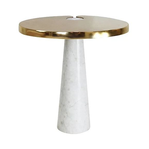Worlds Away Oval Side Table FONTAINE